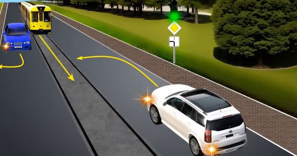 Una prueba fácil para los automovilistas experimentados, pero un dilema para los novatos Una prueba fácil para los automovilistas experimentados, pero un dilema para los novatos