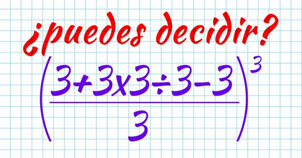 Terminé la escuela hace veinte años, pero todavía tengo pólvora en el cerebro, sé la solución