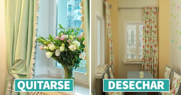 ¿Cómo puedo reemplazar las cortinas en una casa?