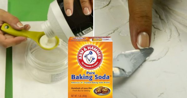 Bajorrelieve de pegamento y soda para bricolaje creativo