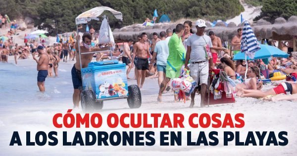Cómo esconden de los ladrones los objetos de valor en las playas italianas