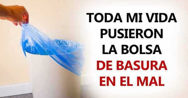 Bolsas de basura y cómo ponerlas en la papelera correctamente.