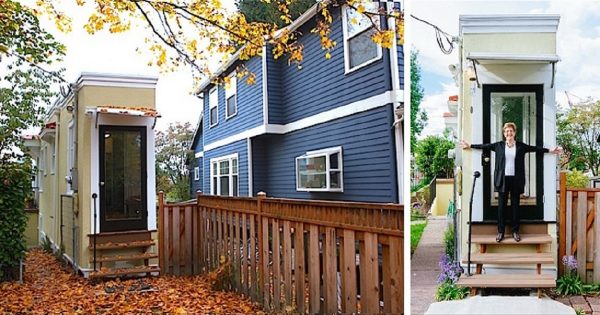 Ella construyó su casa de 1 m de ancho… ¡para mortificar a su ex marido!