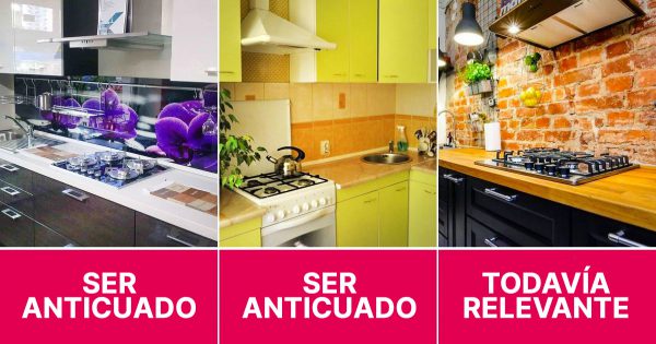 Como se ve una cocina de moda atemporal