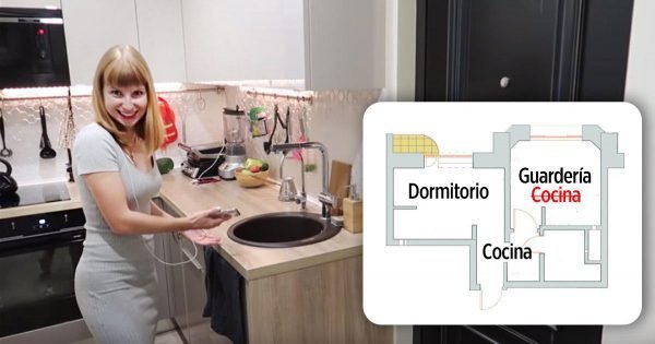 Cómo equipar una cocina en el pasillo.