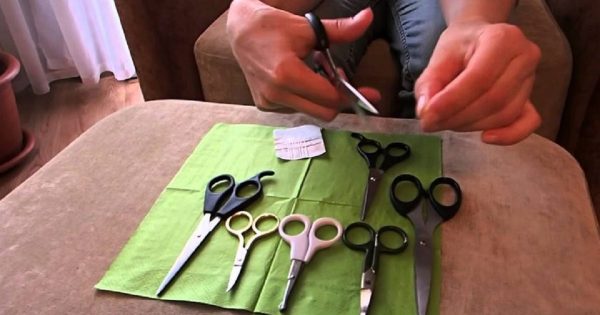 Cómo afilar tijeras con aguja y más