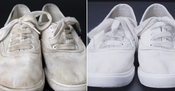 ¿Quieres limpiar tus zapatillas blancas sin mucho esfuerzo? Toma nota de este excelente truco…