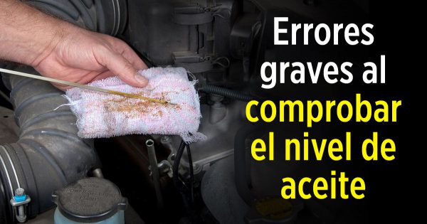 Los conductores aficionados descuidan las normas básicas a la hora de comprobar el nivel de aceite en el motor, lo que destruye el coche