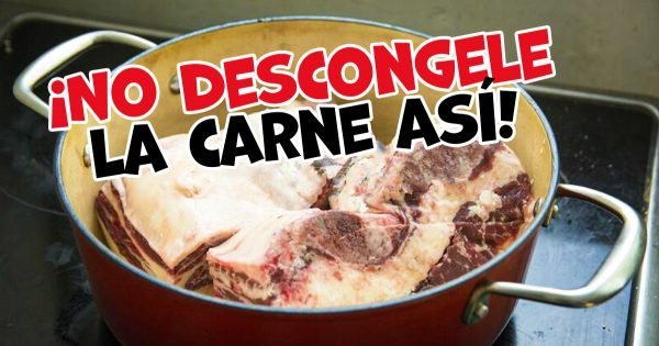 Cómo las amas de casa experimentadas descongelan la carne