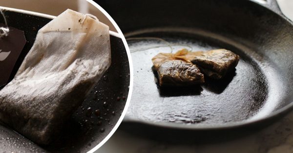 Cómo eliminar el hollín de una sartén con bolsas de té
