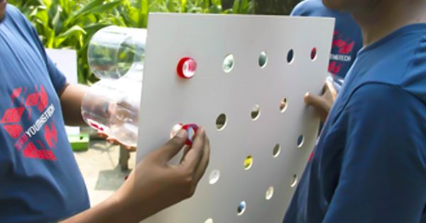 Ellos pusieron botellas de plástico en una hoja de cartón… ¡Miren el resultado!