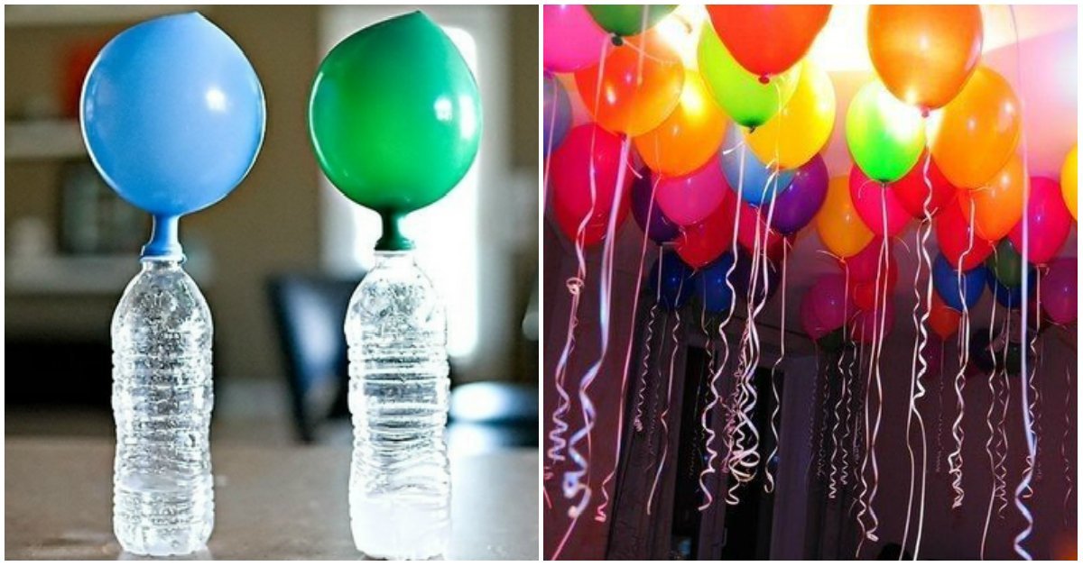 Cómo inflar globos voladores sin helio en casa. Simplemente Genial Cómo inflar globos voladores sin helio en casa. Simplemente Genial