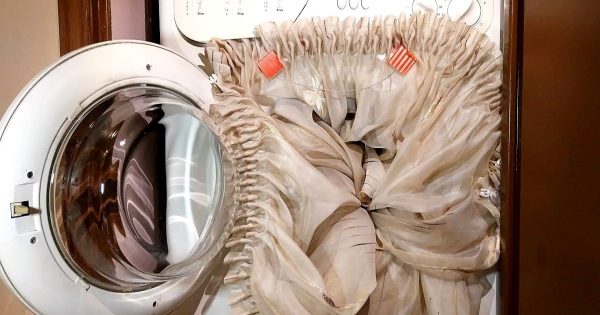 Cómo lavar las cortinas en la lavadora
