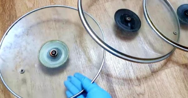 Cómo limpiar el borde de la tapa de una olla