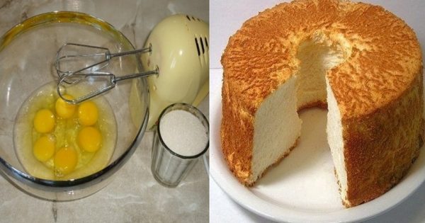 Receta de un bizcocho esponjoso