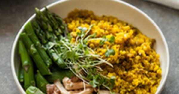 Quinoa con jengibre y cúrcuma. ¡Pseudocereal que disminuye la incidencia de cáncer!