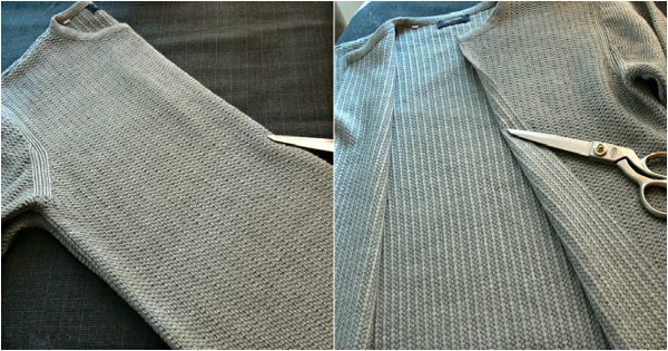 Una idea de fantasía para las mujeres: ¡Haz de tu viejo suéter una prenda única y original!