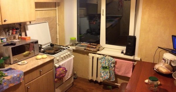 Ellos tenían una cocina muy pequeña, no había lugar para nada… ¡Poco después, quedó irreconocible!