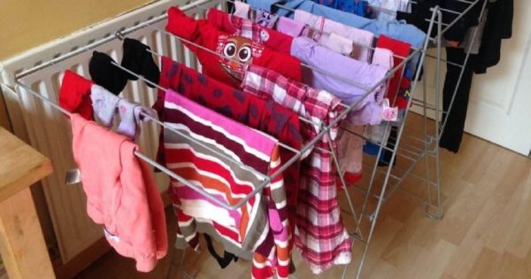 Cómo secar la ropa en solo 2 horas: el truco de las escocesas