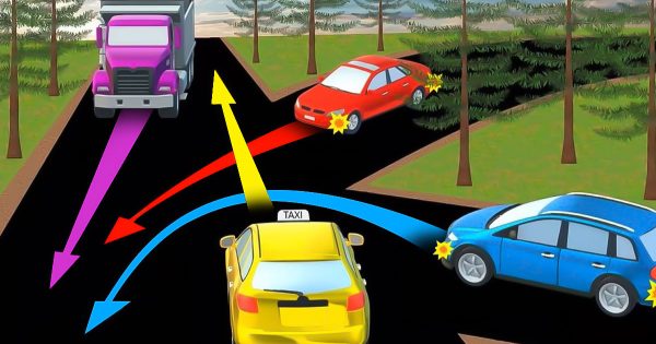 Una prueba de tráfico a la que no todos los conductores pueden enfrentarse Una prueba de tráfico a la que no todos los conductores pueden enfrentarse