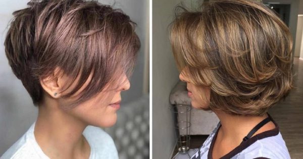 Cortes de pelo corto despeinado para mujeres de más de 40 años