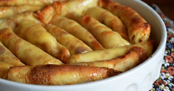 Estos crepes literalmente se funden en la boca. ¡Te sorprenderás, pero… no llevan harina!