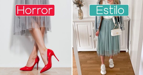 Los tacones ahora son «mala onda», la moda es llevar vestidos con zapatillas Los tacones ahora son «mala onda», la moda es llevar vestidos con zapatillas