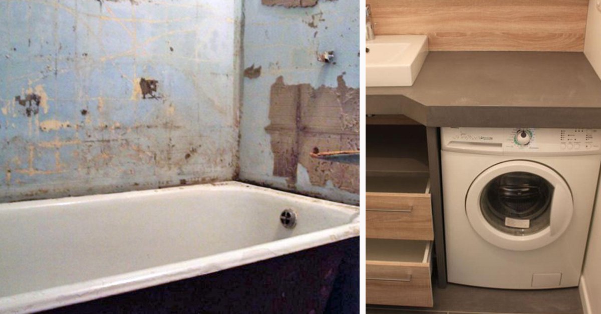 Cómo colocar una lavadora en el baño - Simplemente Genial