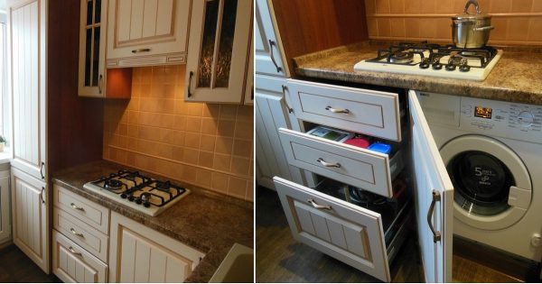 Ideas de diseño para una cocina pequeña.