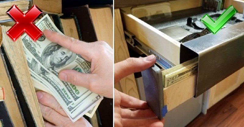 Trucos ingeniosos para esconder el dinero