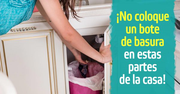 Dónde no poner el cubo de la basura en casa para no perder dinero