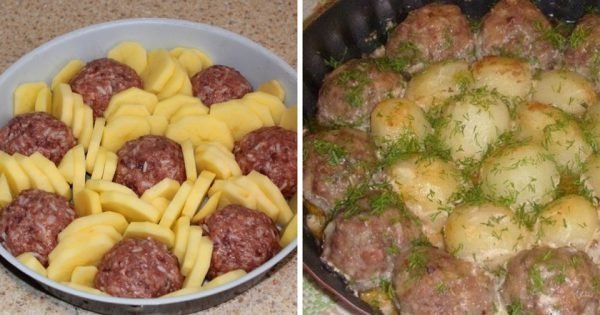 La receta del día: Albondigas + papas al horno. ¡Una delicia que no deberías dejar de probar!