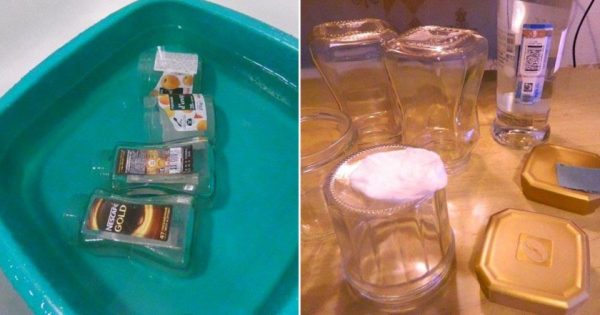 Frascos de decoupage