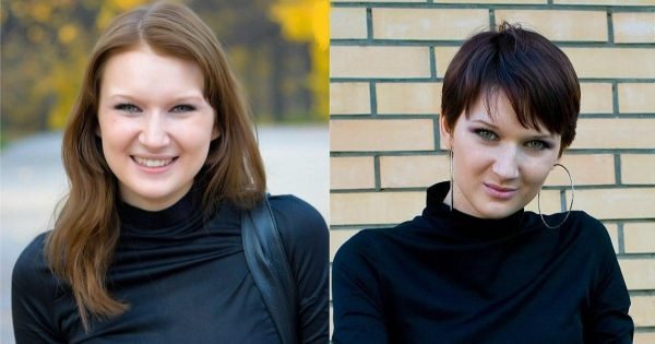 Una selección de hermosos cortes de pelo corto.