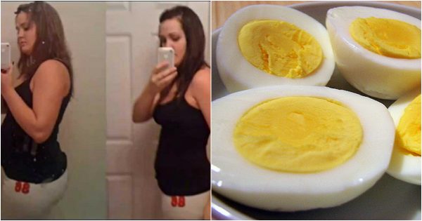 ¡Ella tenía XL, y ahora tiene M! Este desayuno de dos huevos enseguida hará tu cuerpo más esbelto.