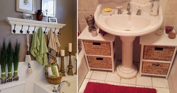 Brillantes ideas para organizar el espacio en el baño. ¡El # 7 fue el más impresionante!