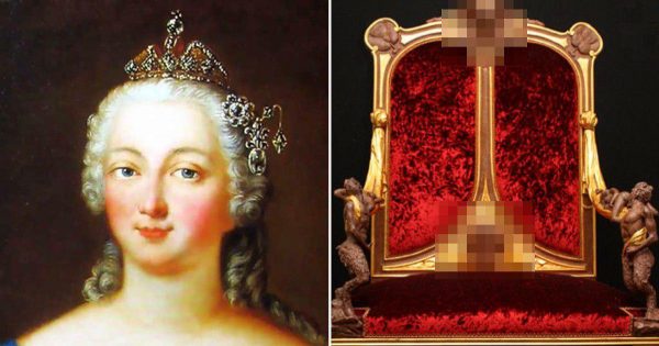 Habitación secreta en el palacio de Catalina II, para los más íntimos placeres. ¡Solo mira su decoración!