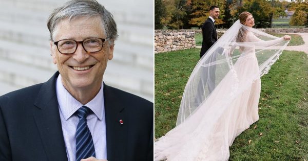 Qué vestido usó la hija de Bill Gates para casarse y quién queda en la familia Gates
