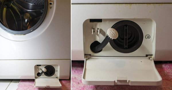 ¿Por qué hay una puerta en la parte inferior de la lavadora, y por qué vale la pena abrirla de vez en cuando?