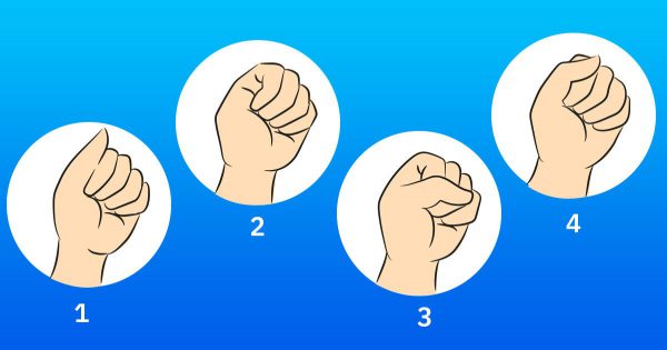 Apretar la mano en un puño y ver qué dedo está arriba, una característica de la personalidad que da en el blanco