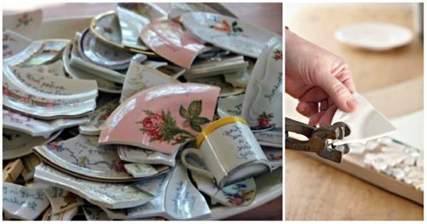 Qué hacer con tazas y platillos viejos