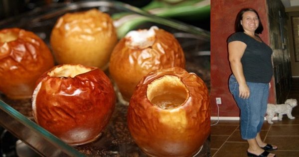 Ella comía manzanas horneadas cada día durante una semana. ¡No te imaginas el efecto!