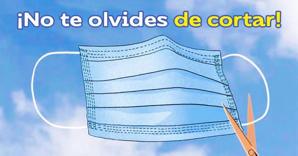 Qué hacer con las mascarillas médicas usadas