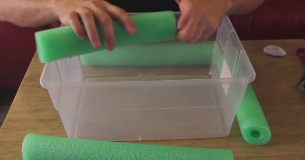 ¡Él cortó un aquastick en 4 trozos… para hacer una cosa única!