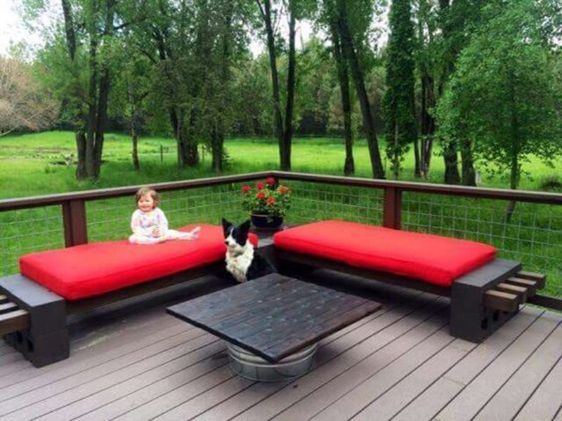 Muebles de jardín de madera