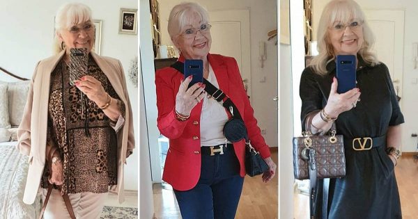 Una elegante pensionista alemana muestra cómo vestirse tras su 70 cumpleaños Una elegante pensionista alemana muestra cómo vestirse tras su 70 cumpleaños