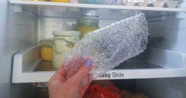 Un ama de casa astuta siempre guarda plástico de burbujas en la nevera y te aconseja que hagas lo mismo Un ama de casa astuta siempre guarda plástico de burbujas en la nevera y te aconseja que hagas lo mismo
