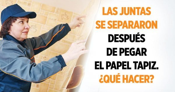 La forma en que un maestro experimentado pone el papel pintado en orden, cuando las juntas divergen obstinadamente y son una monstruosidad.