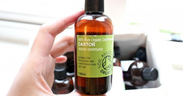 Parches de ricino caseros