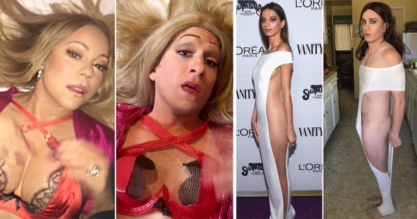 18 divertidas parodias de las celebridades. ¡Intenta encontrar al menos una diferencia!